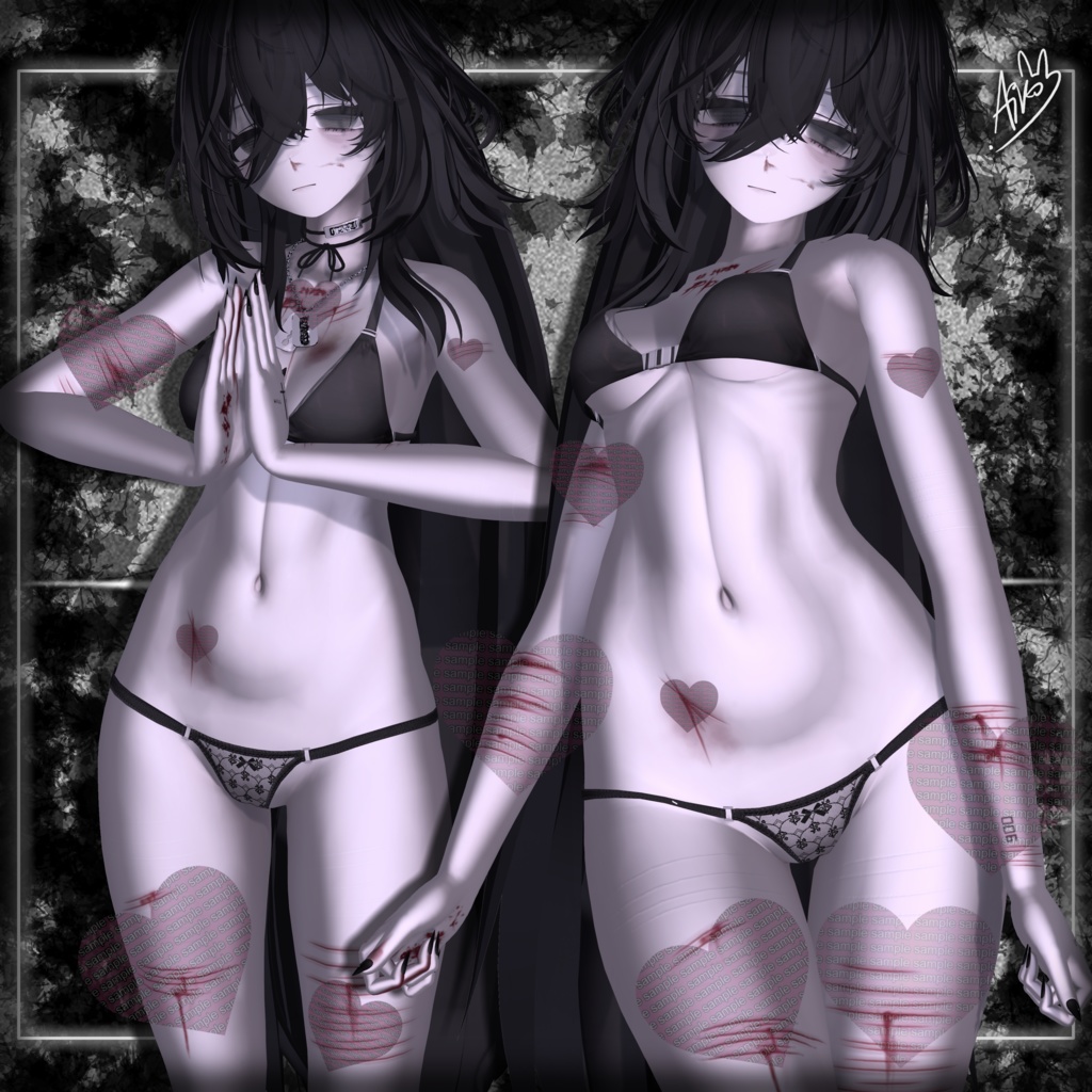 ♱Ghleys♱ ♡ TEXTURE Face Makeup/Body - Skin texture for Manuka (マヌカ) ♡
