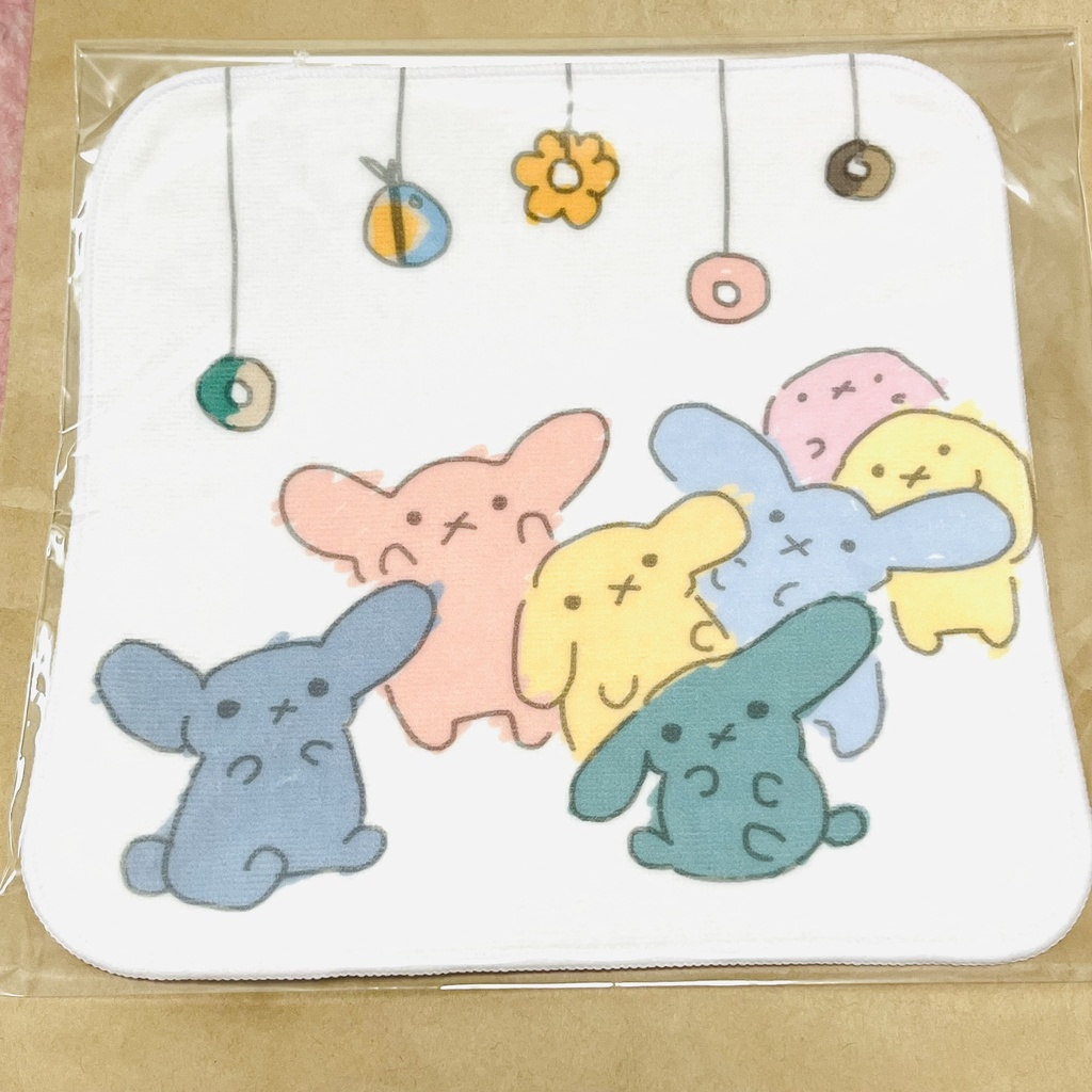 #6 ドーナツ競争!うさぎハンカチ