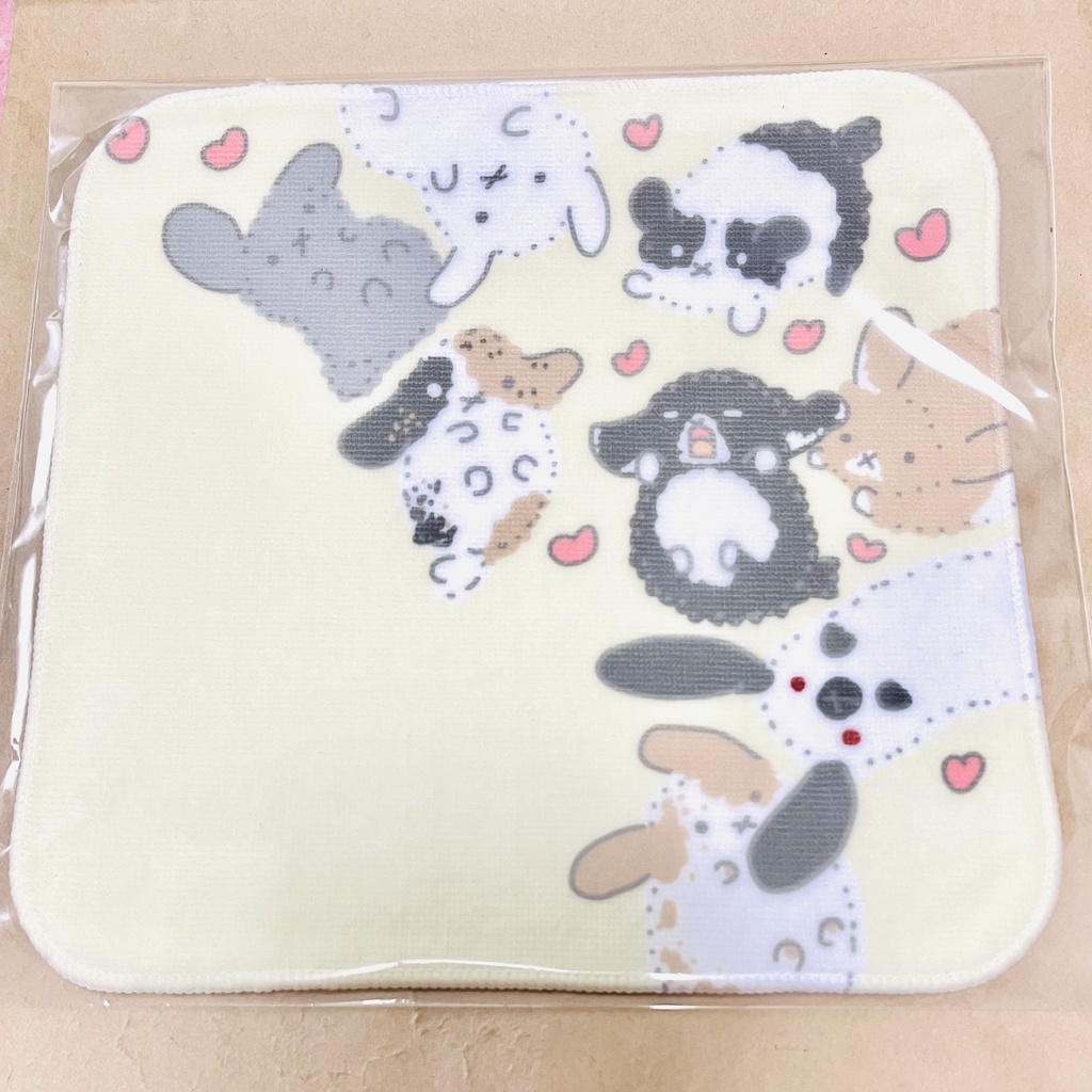 #9 こうさぎが　いっぱい！ハンカチ