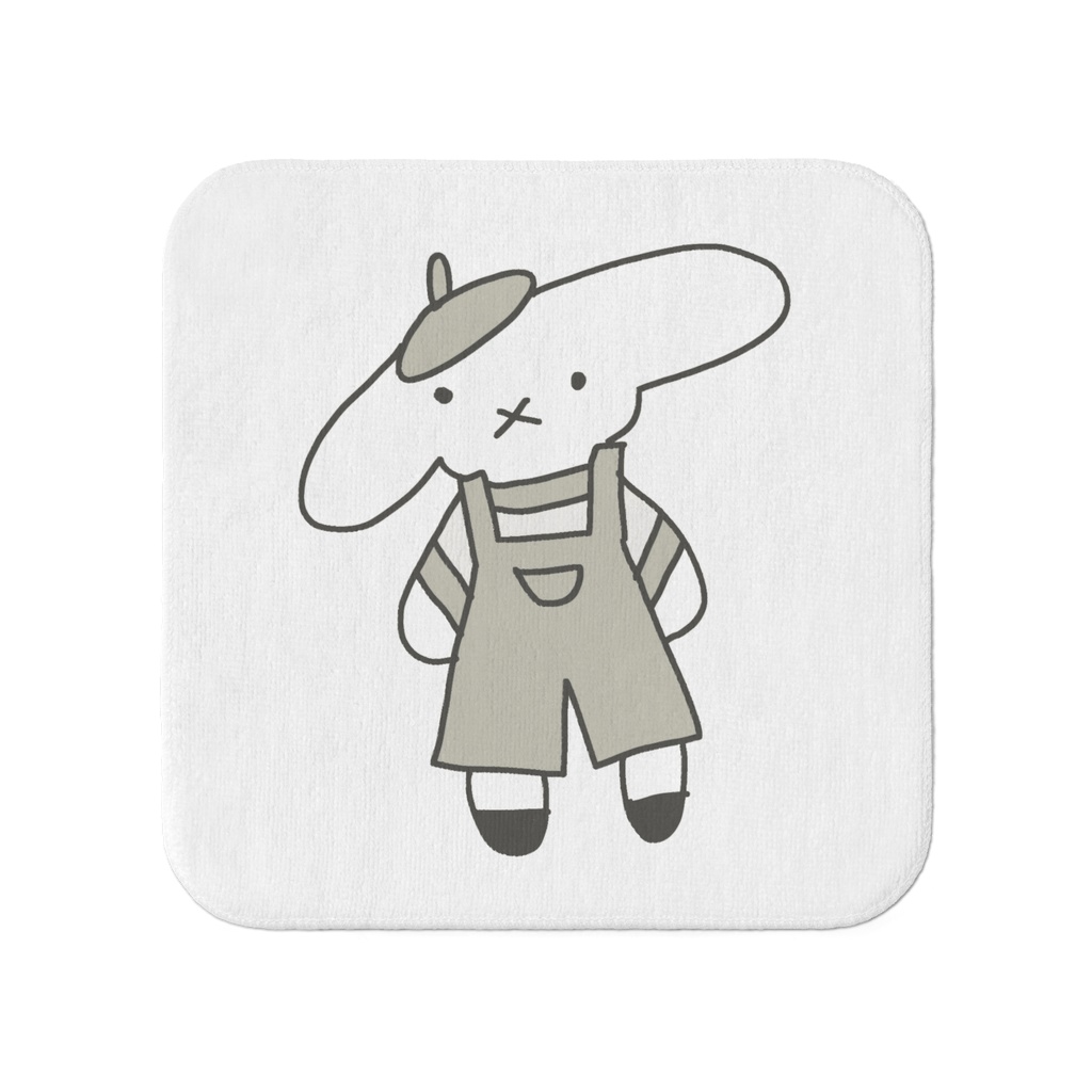 #p1 画伯うさぎちゃん(モノクロ)