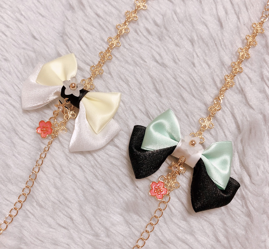 源氏イメージもちマス用リボンアクセサリー