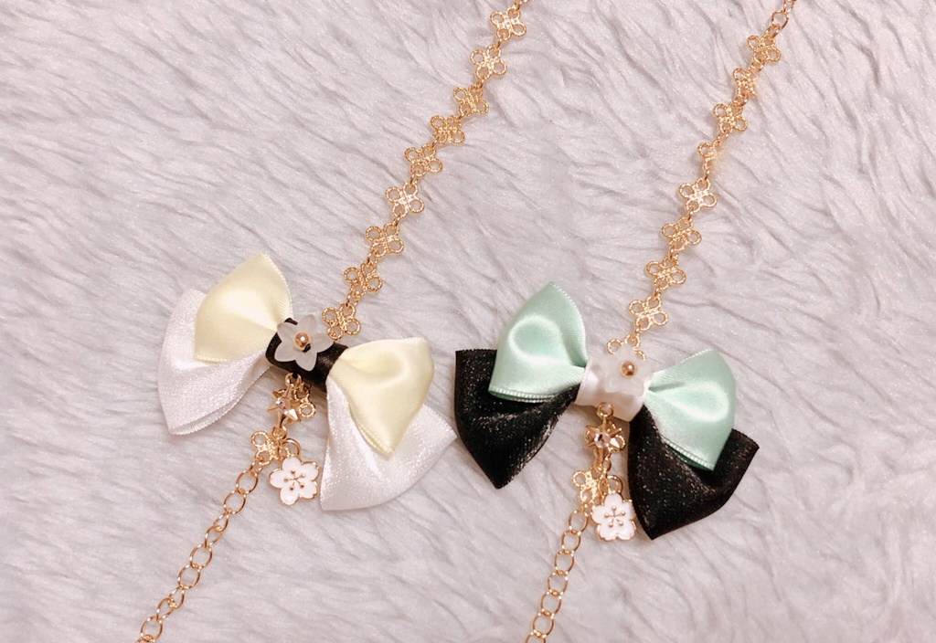 源氏イメージもちマス用リボンアクセサリー