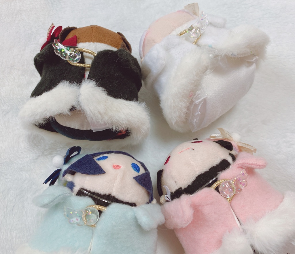 冬のあったかコート&ハート型ヘッドドレスセット