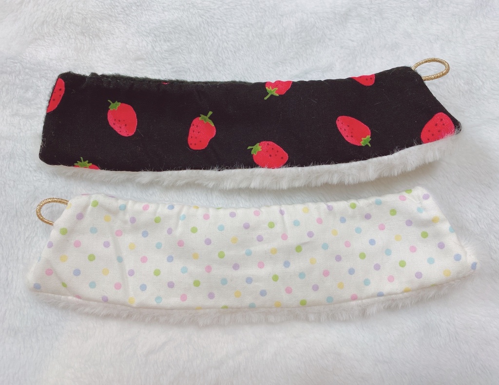 冬のあったかコート&ハート型ヘッドドレスセット