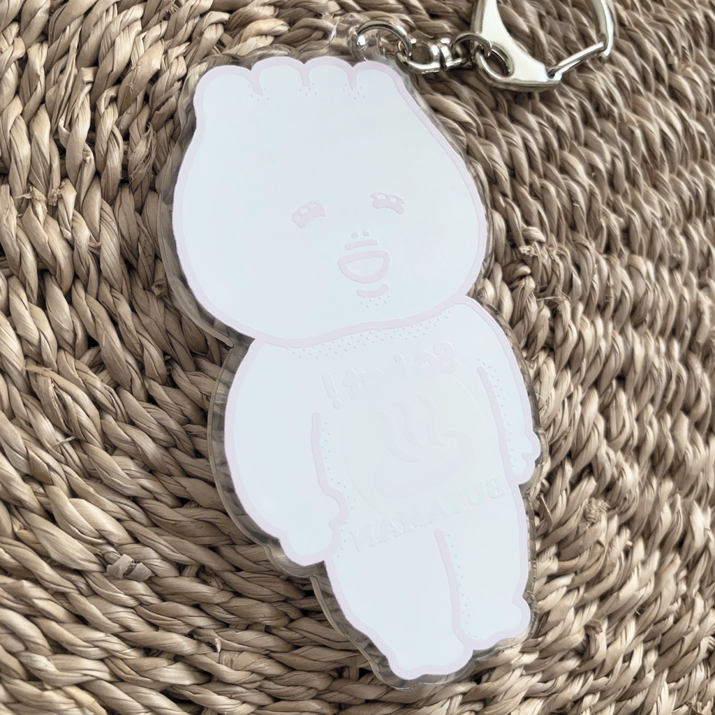 BUTAMAN so hot ! キーホルダー (レッド)