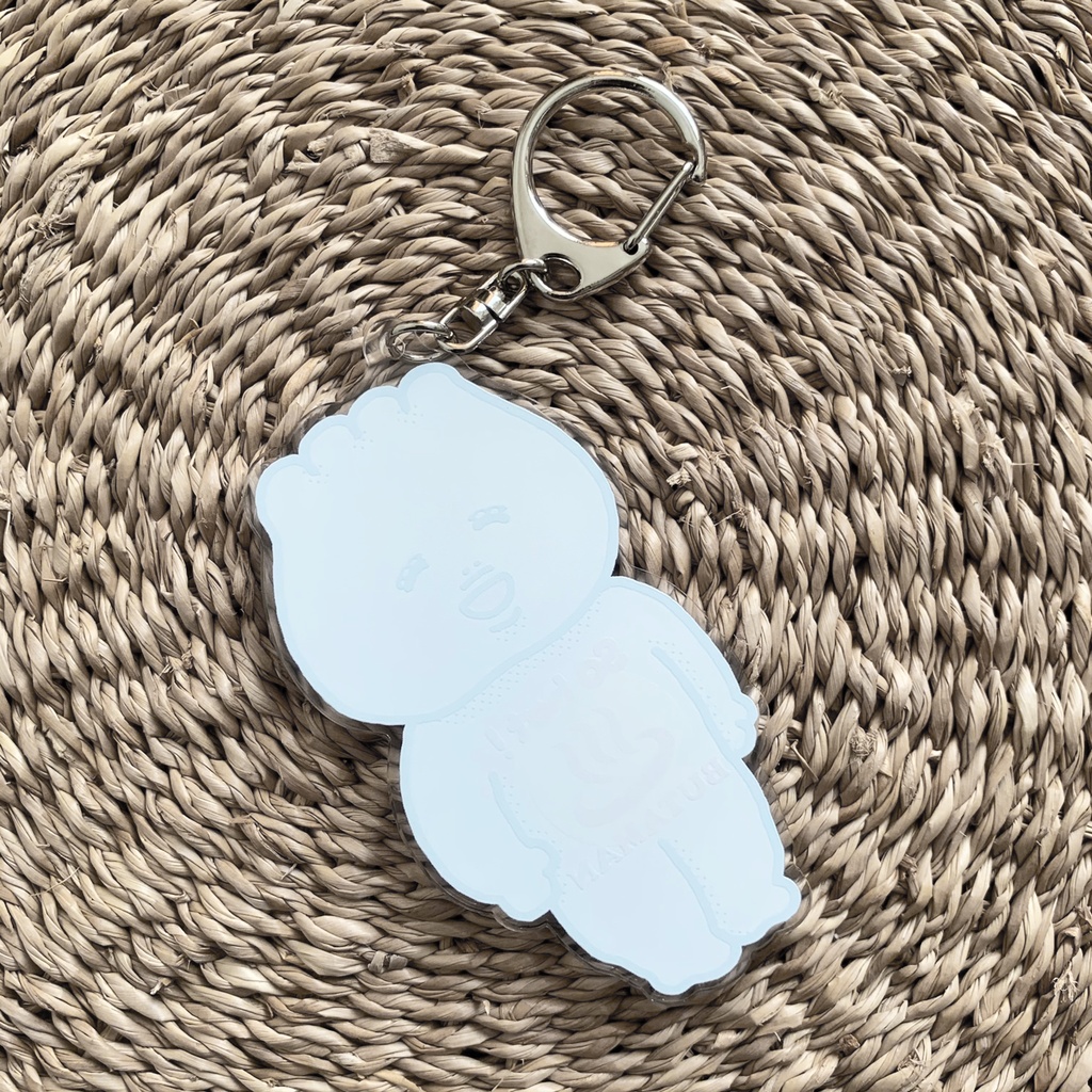 BUTAMAN so hot ! キーホルダー (ブラック)