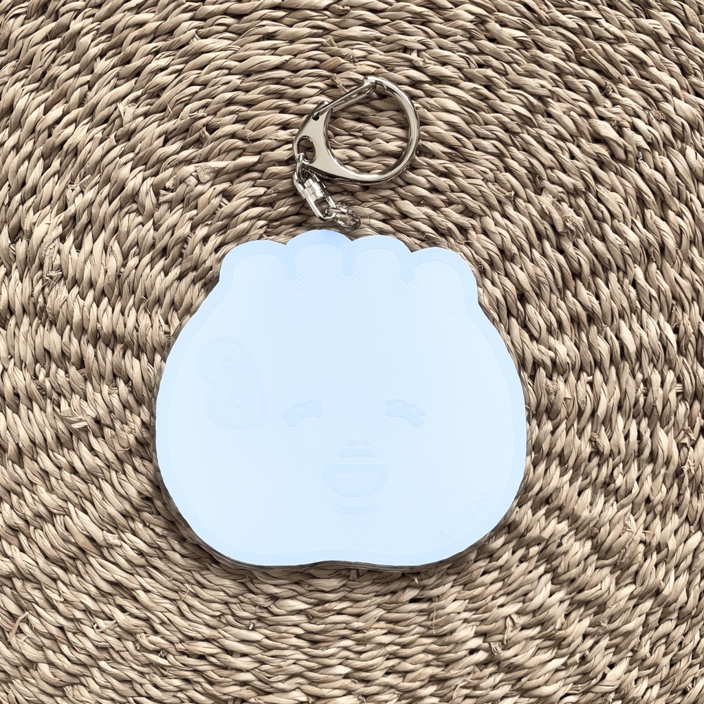 BUTAMAN FACE キーホルダー BIG (ブラック)