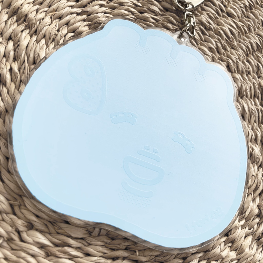 BUTAMAN FACE キーホルダー BIG (ブラック)