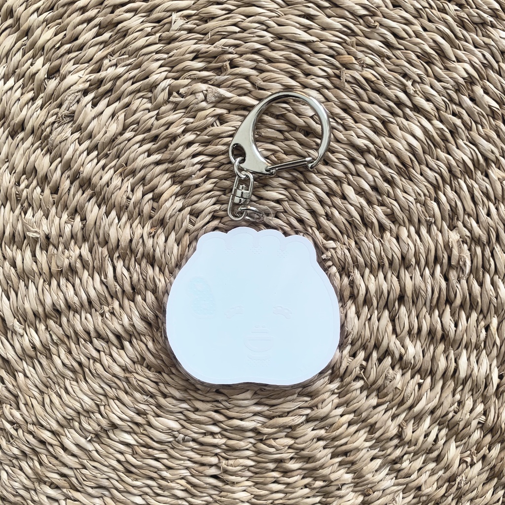 BUTAMAN FACE キーホルダー SMALL (レッド)