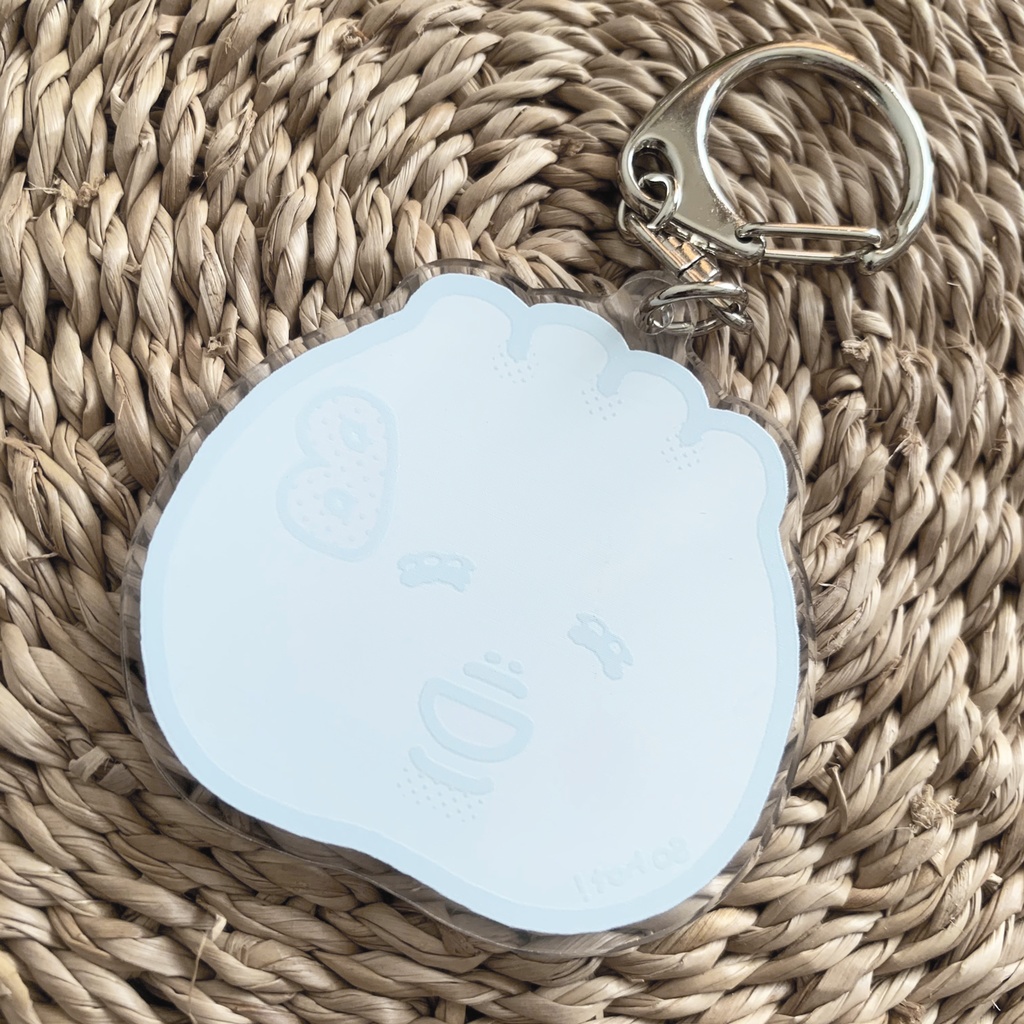 BUTAMAN FACE キーホルダー SMALL (ブラック)