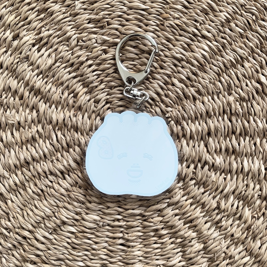 BUTAMAN FACE キーホルダー SMALL (ブラック)