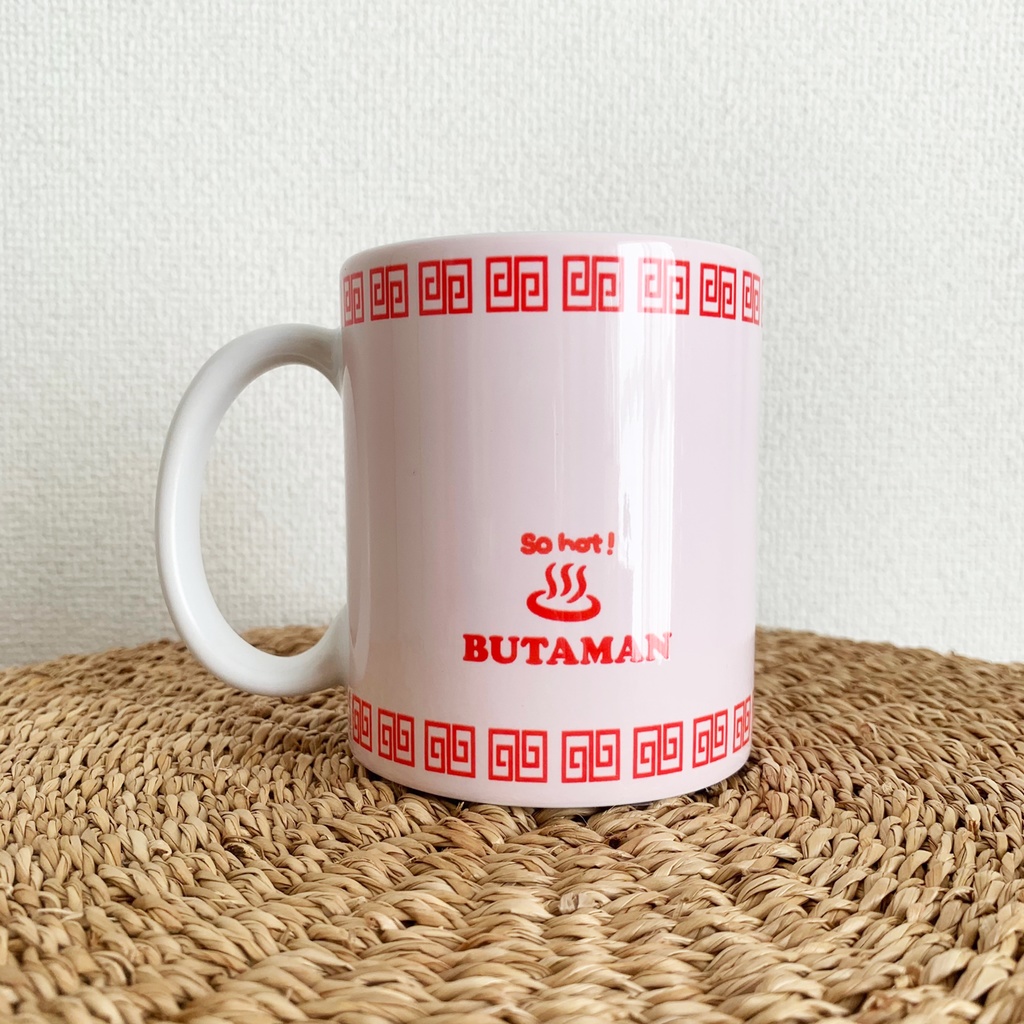 BUTAMAN KungFu マグカップ (ピンク)