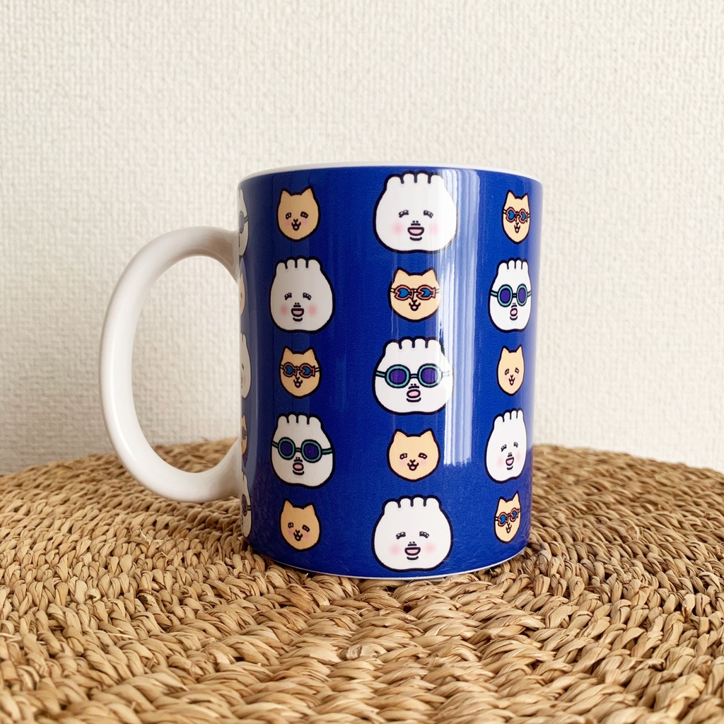 BUTAMAN ManyFace マグカップ (ブルー)