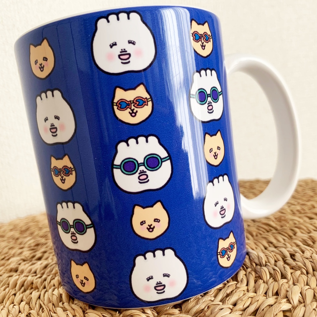 BUTAMAN ManyFace マグカップ (ブルー)