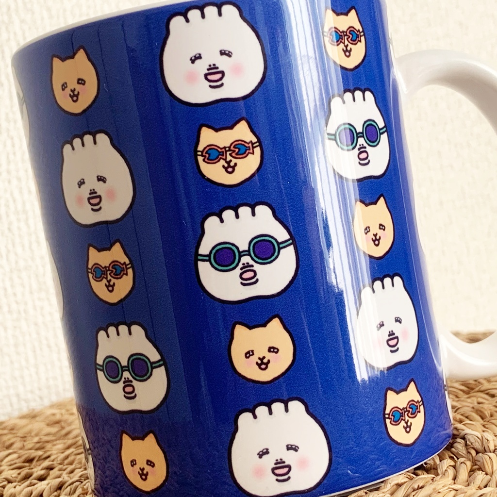 BUTAMAN ManyFace マグカップ (ブルー)