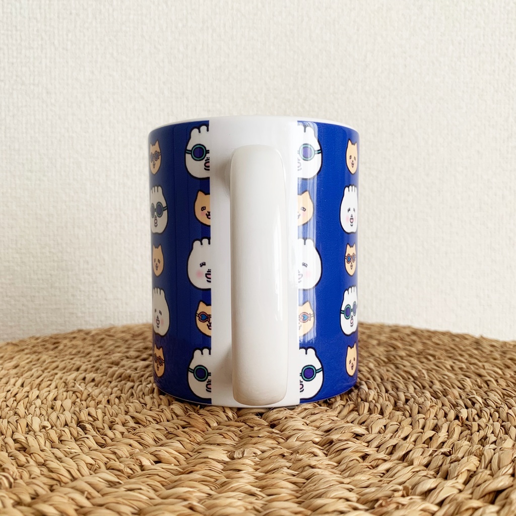 BUTAMAN ManyFace マグカップ (ブルー)