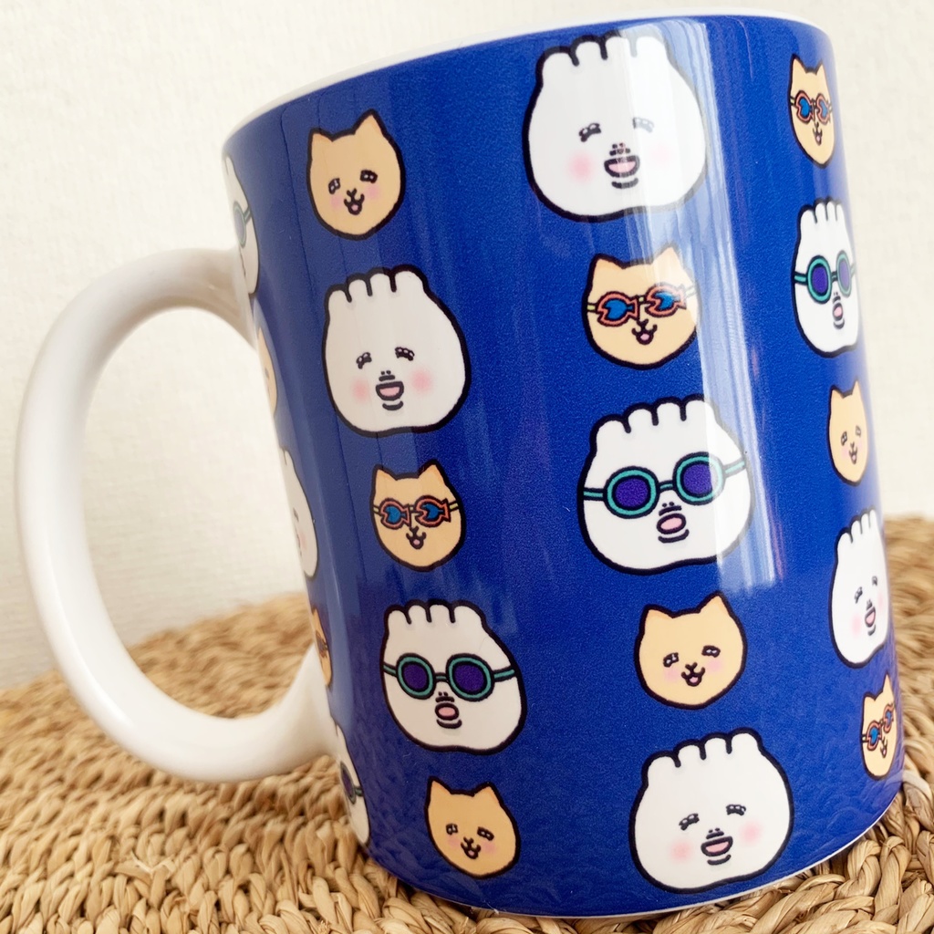 BUTAMAN ManyFace マグカップ (ブルー)