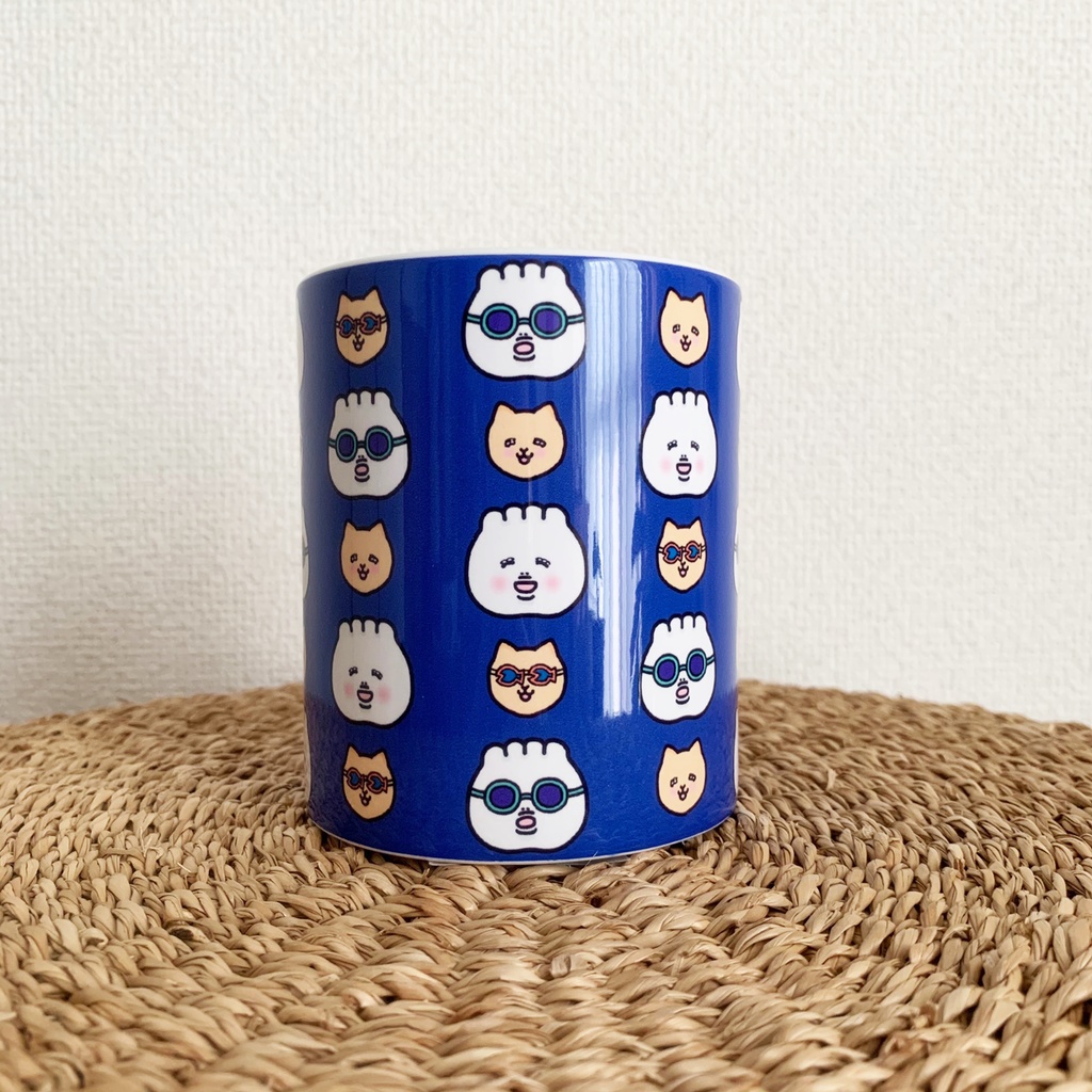 BUTAMAN ManyFace マグカップ (ブルー)