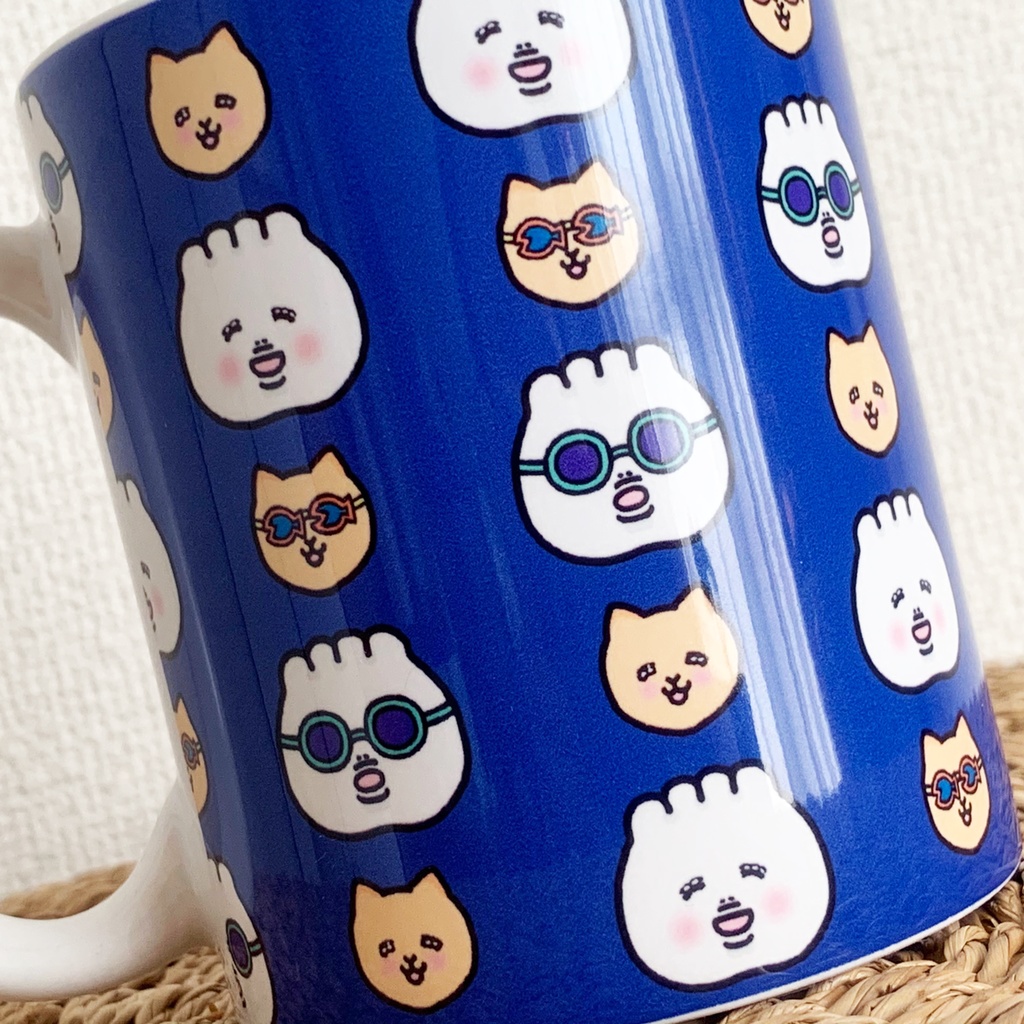 BUTAMAN ManyFace マグカップ (ブルー)