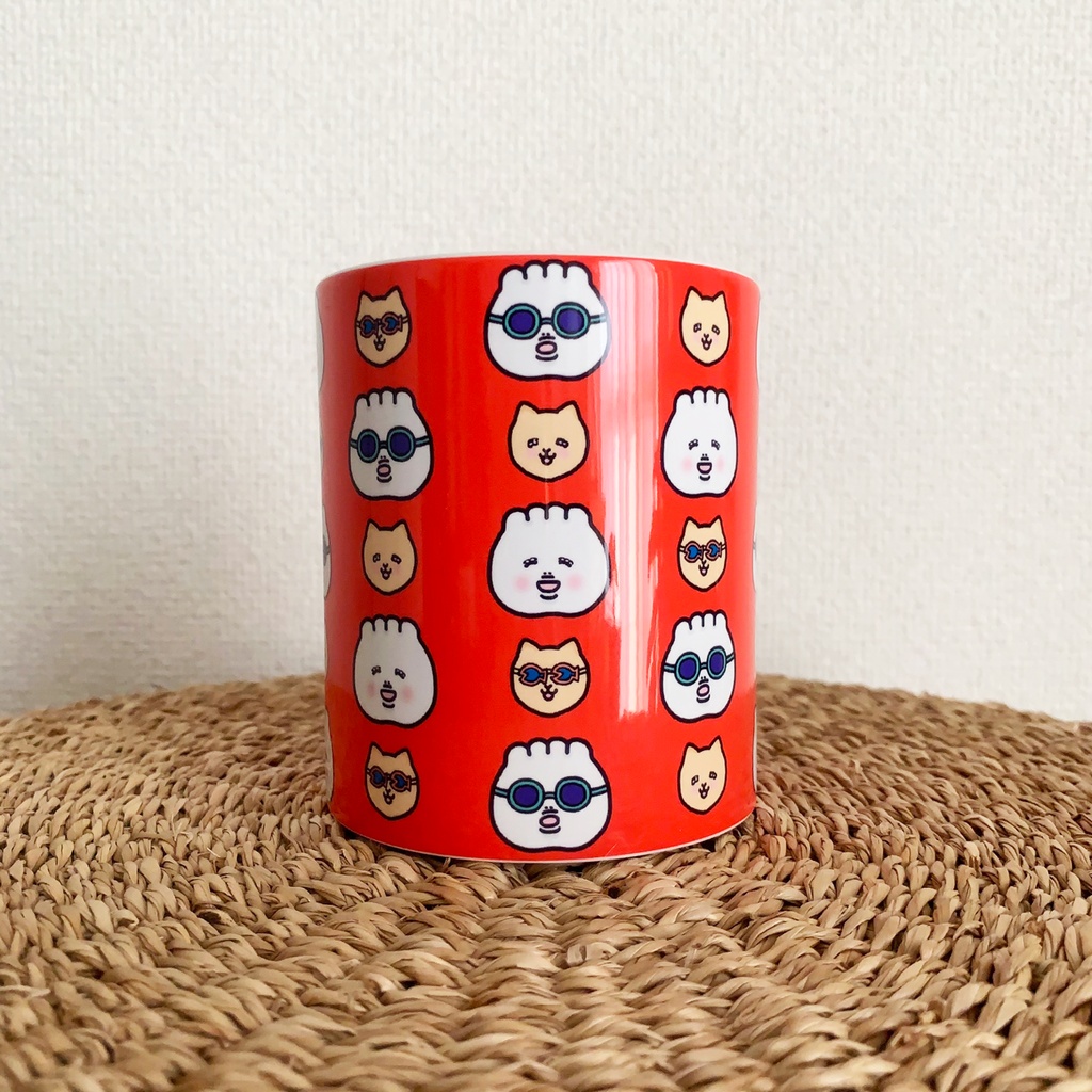 BUTAMAN ManyFace マグカップ (レッド)