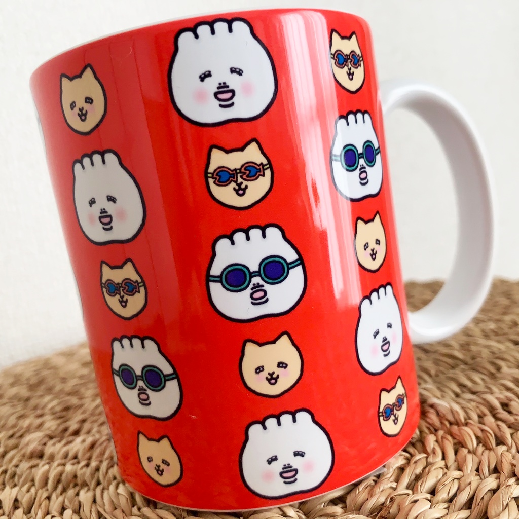 BUTAMAN ManyFace マグカップ (レッド)