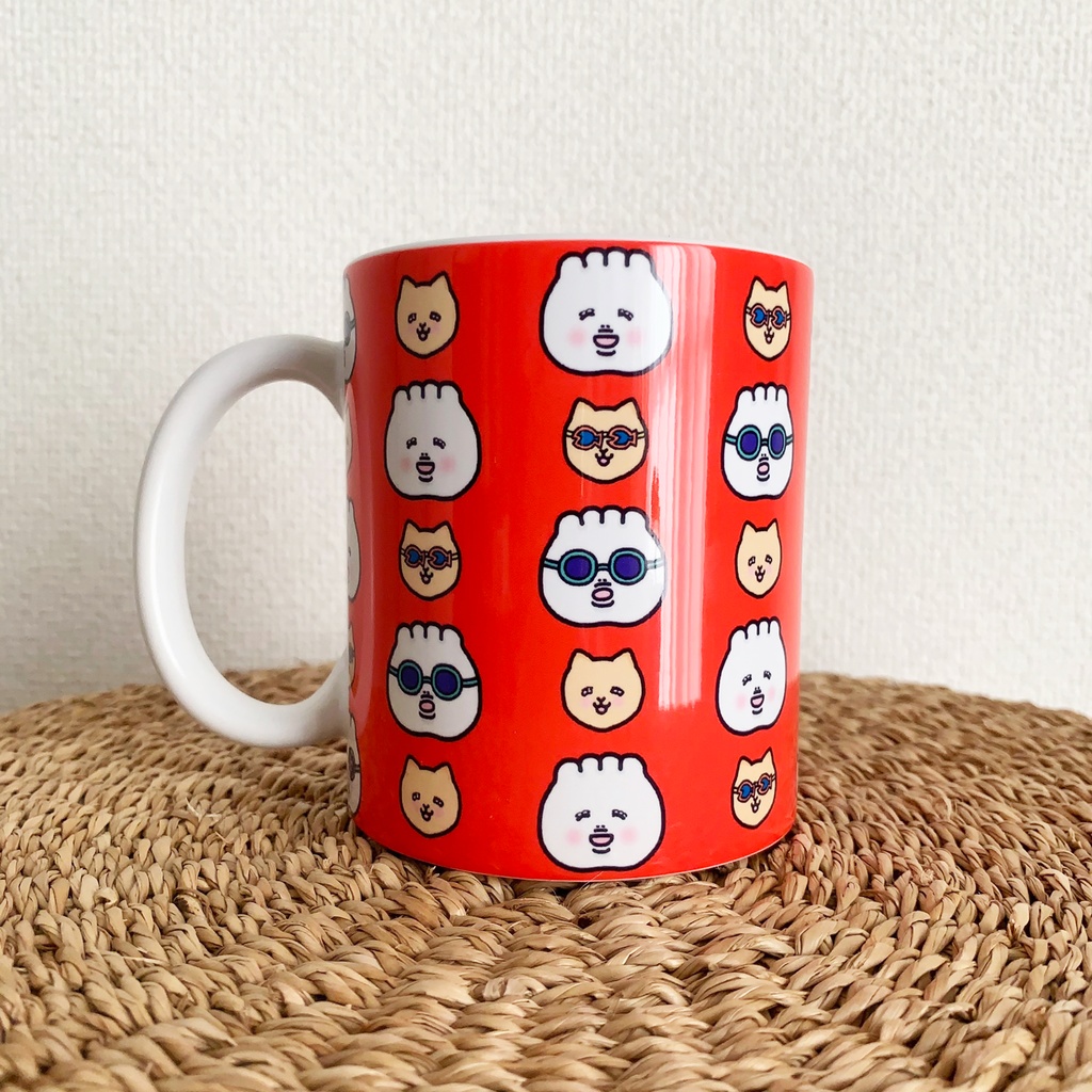 BUTAMAN ManyFace マグカップ (レッド)