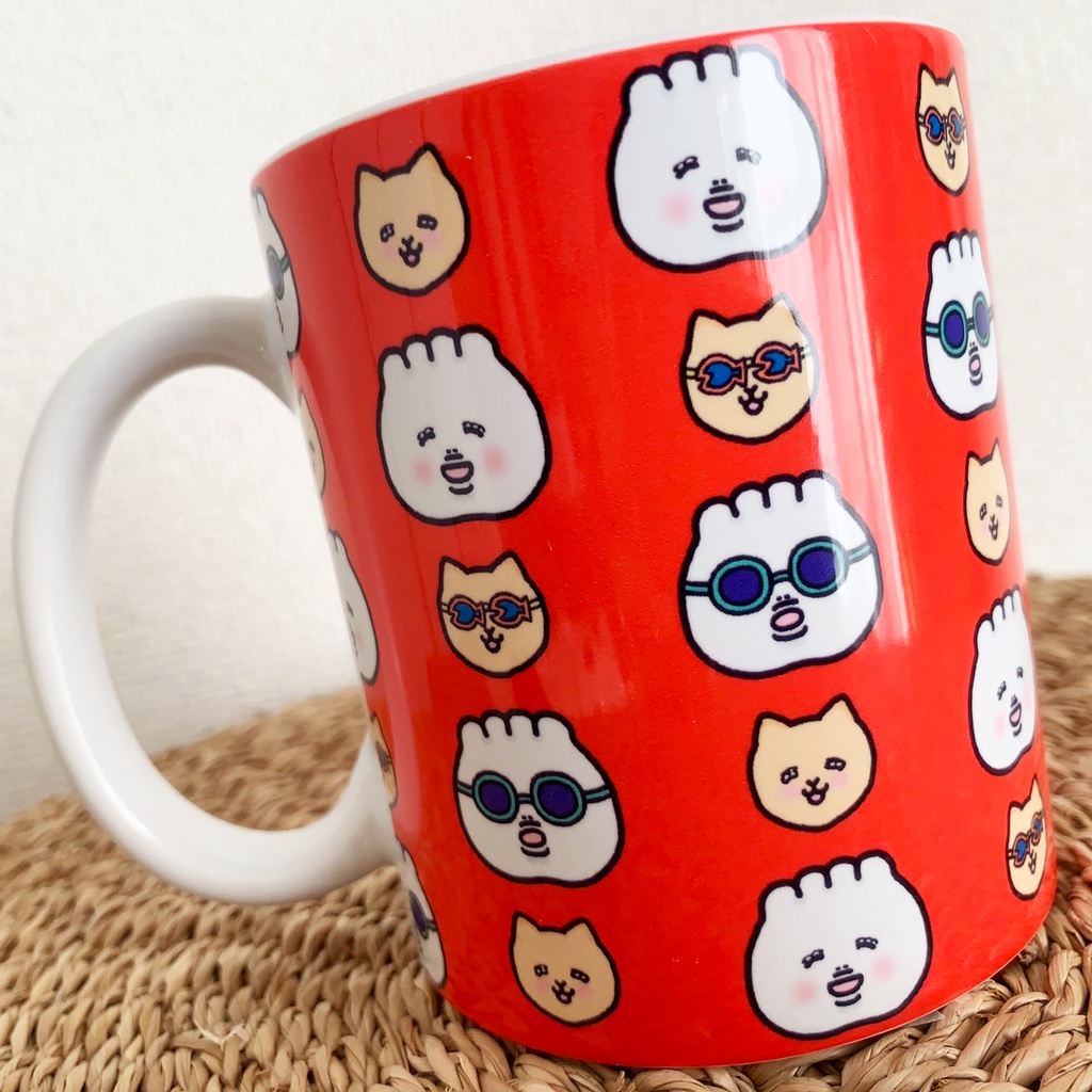 BUTAMAN ManyFace マグカップ (レッド)