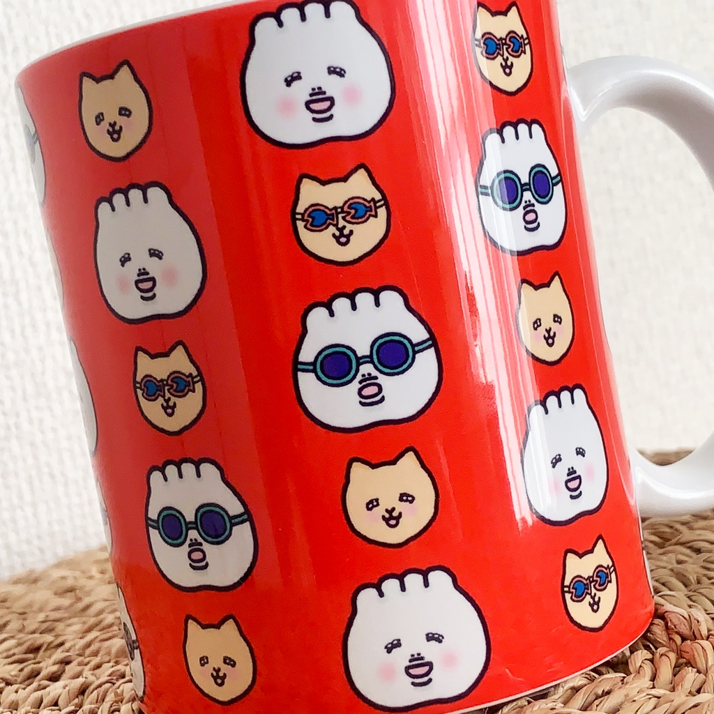 BUTAMAN ManyFace マグカップ (レッド)