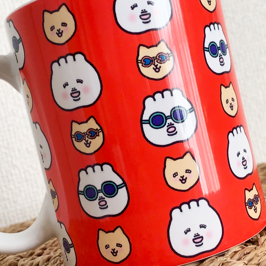 BUTAMAN ManyFace マグカップ (レッド)