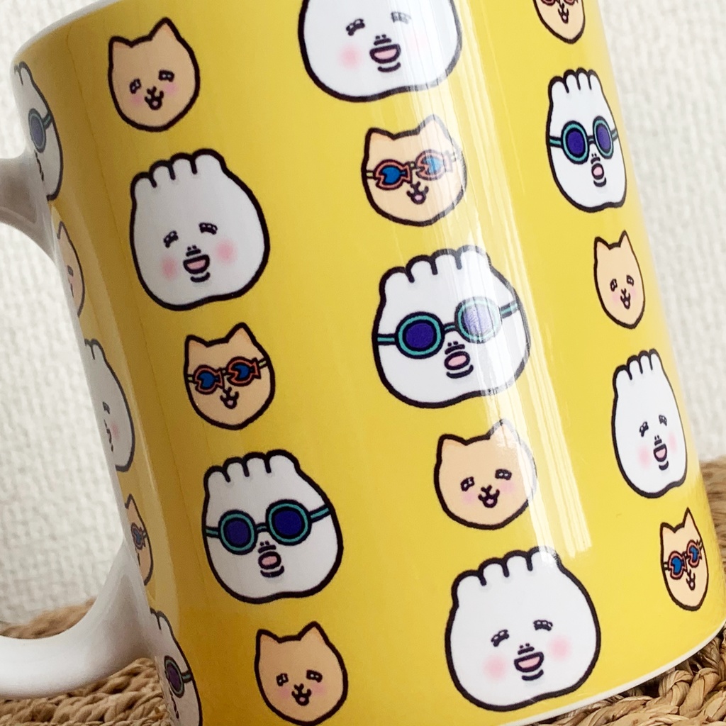 BUTAMAN ManyFace マグカップ (イエロー)