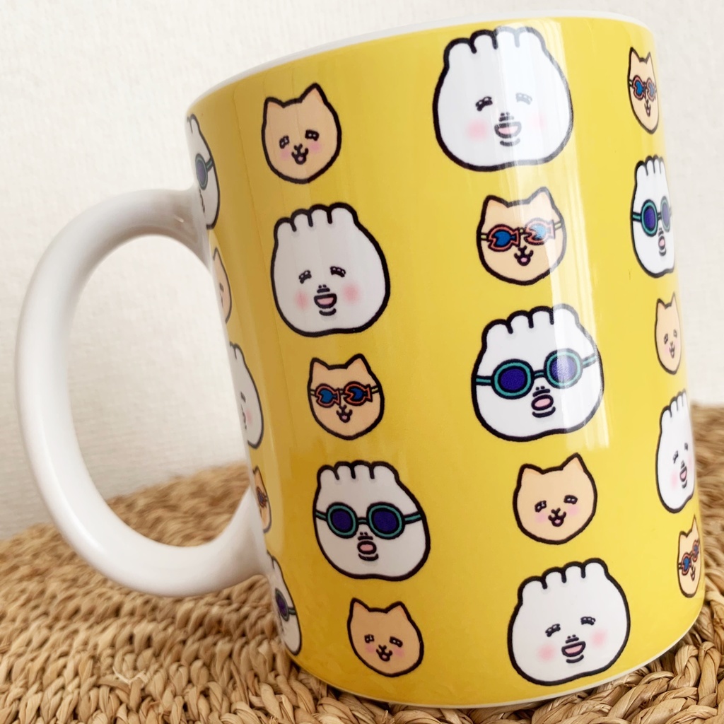 BUTAMAN ManyFace マグカップ (イエロー)