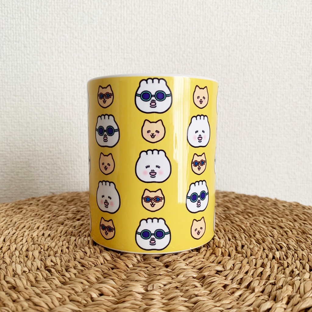 BUTAMAN ManyFace マグカップ (イエロー)