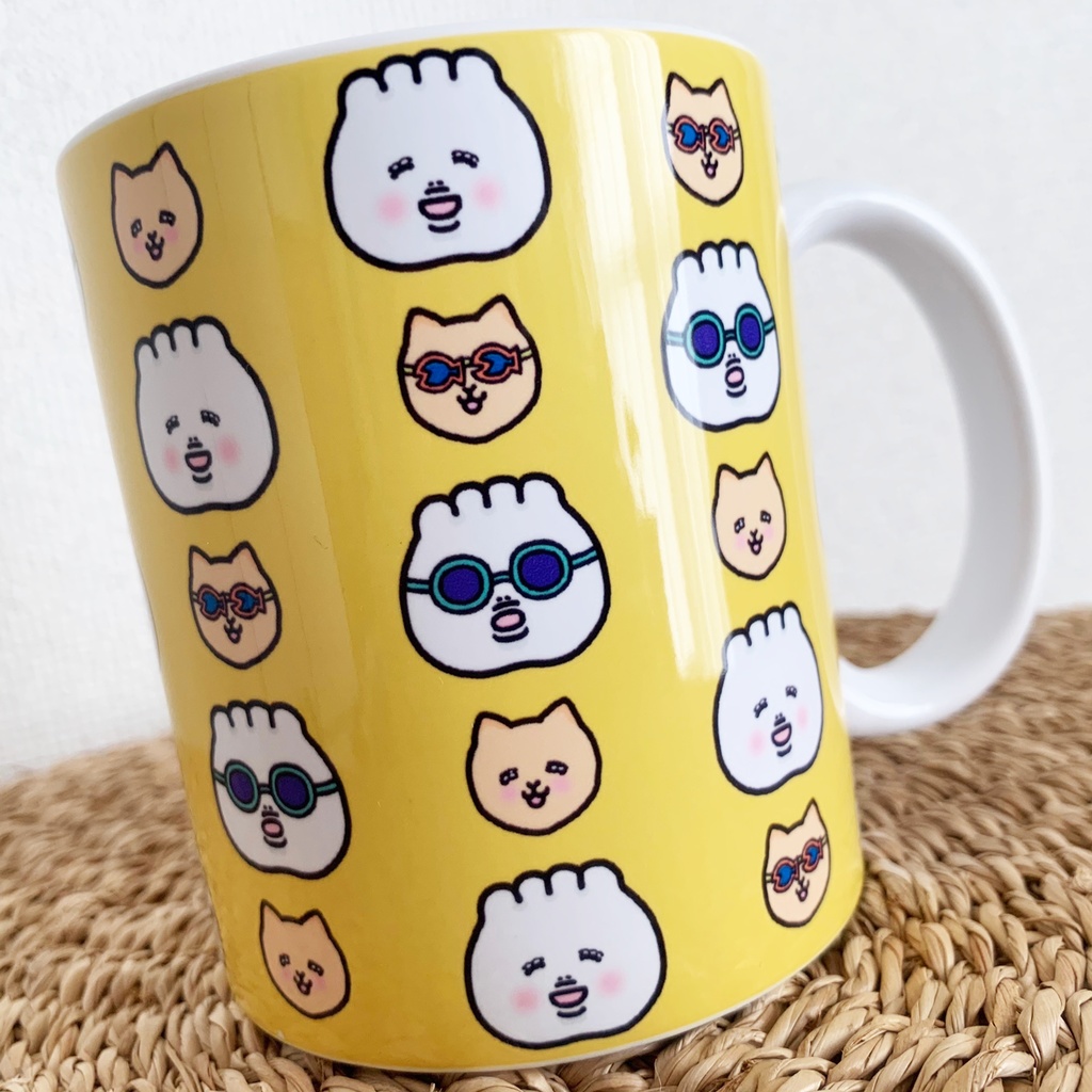 BUTAMAN ManyFace マグカップ (イエロー)