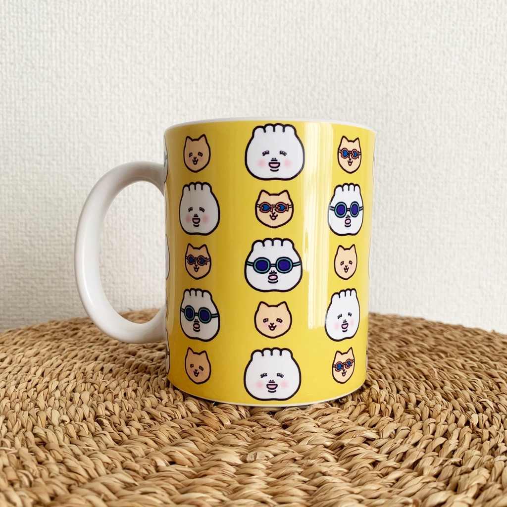 BUTAMAN ManyFace マグカップ (イエロー)