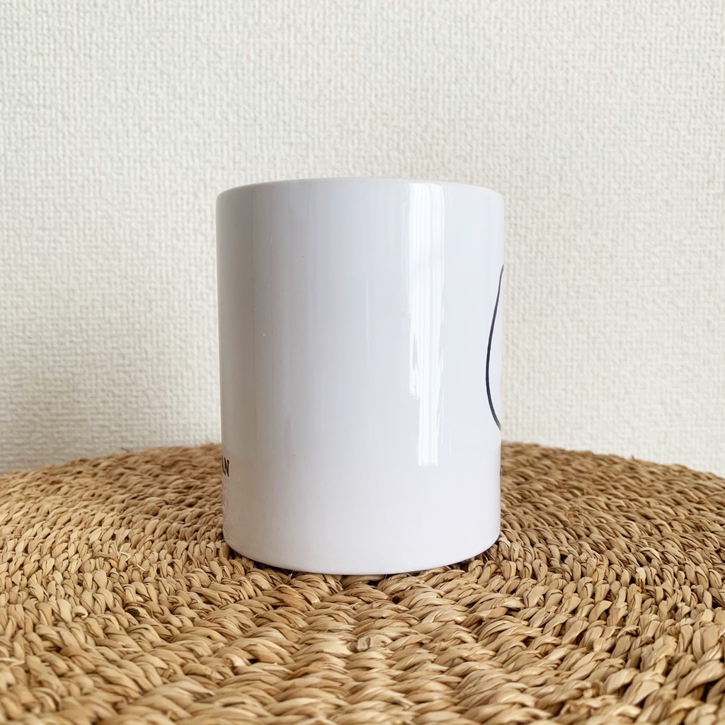 BUTAMAN Face マグカップ (ブラック)