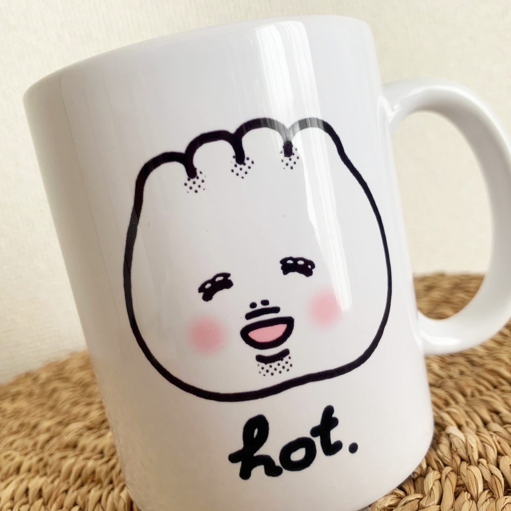 BUTAMAN Face マグカップ (ブラック)