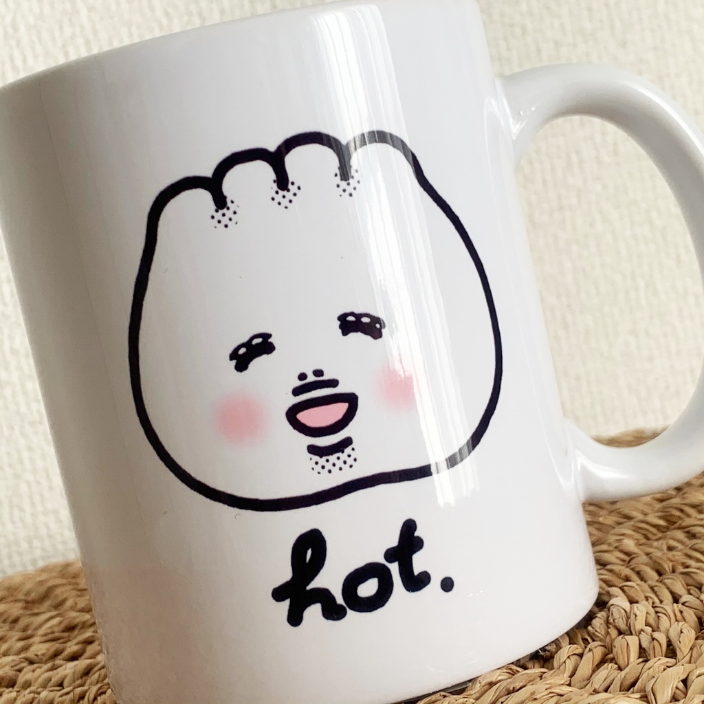 BUTAMAN Face マグカップ (ブラック)