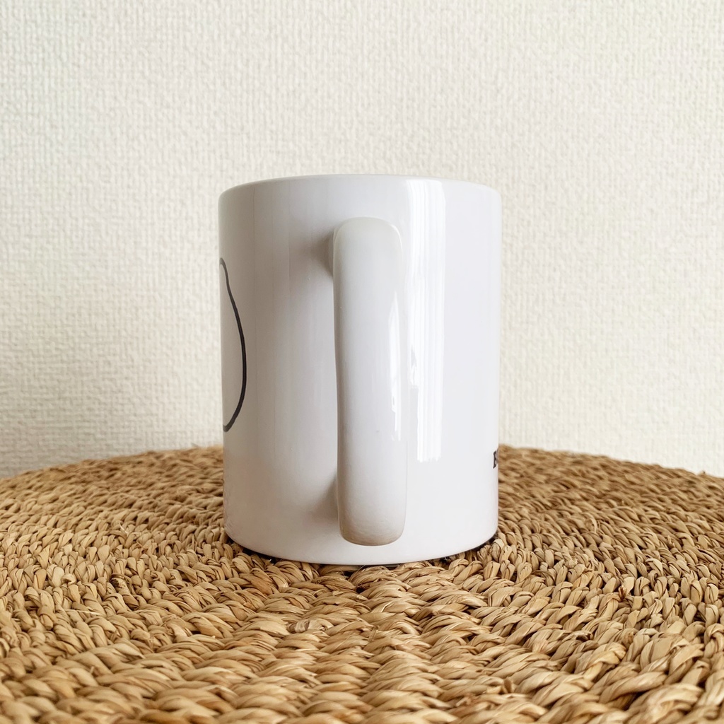 BUTAMAN Face マグカップ (ブラック)