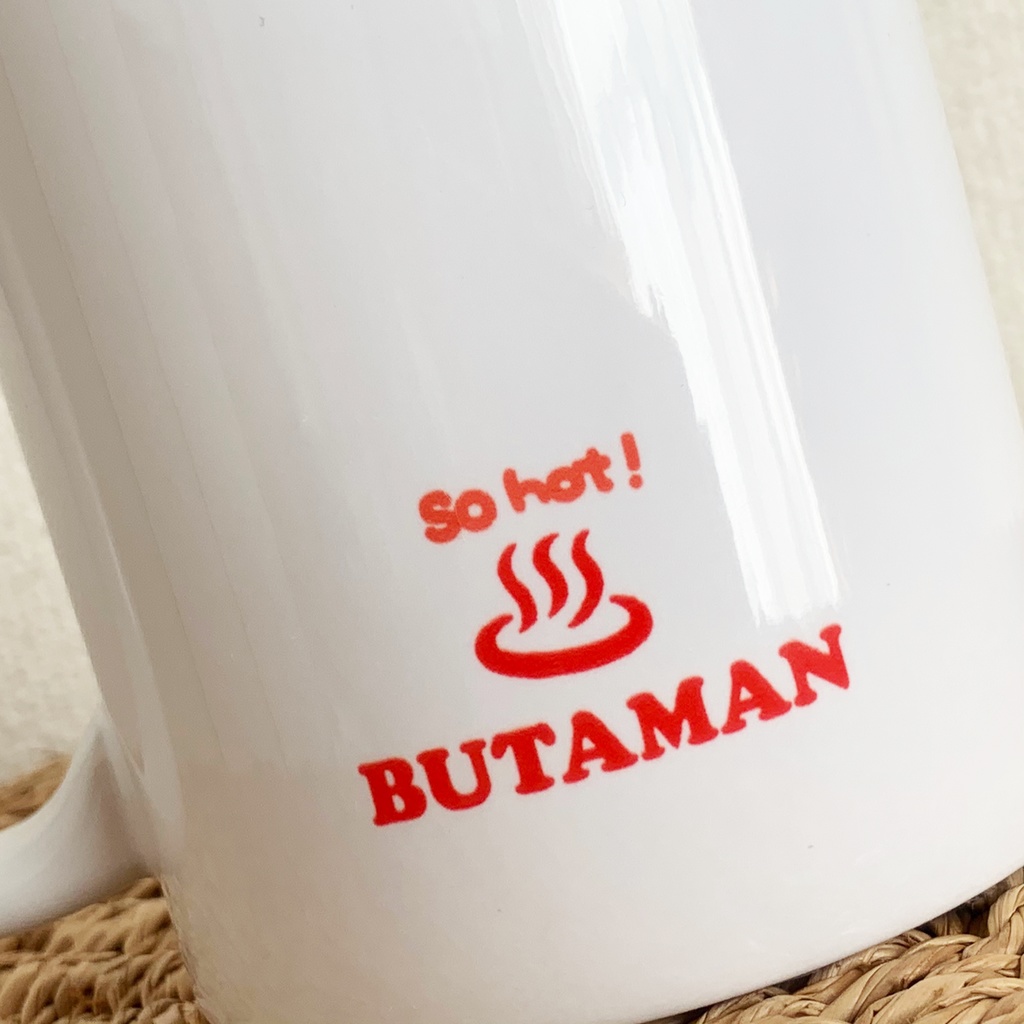 BUTAMAN Face マグカップ (レッド)