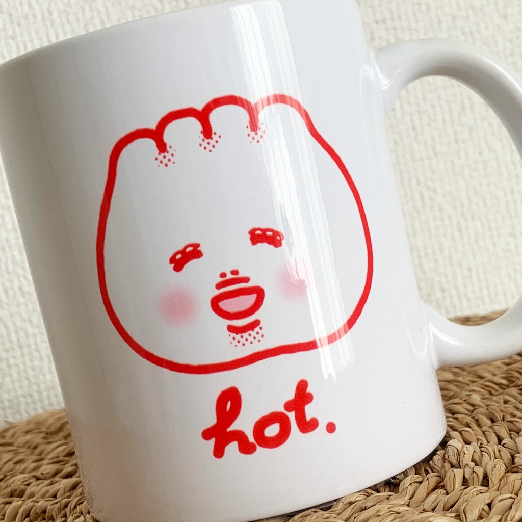 BUTAMAN Face マグカップ (レッド)