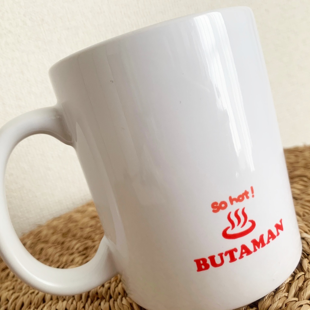 BUTAMAN Face マグカップ (レッド)