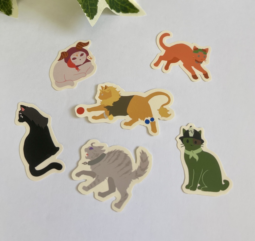 猫化荘園2 シール　6種セット
