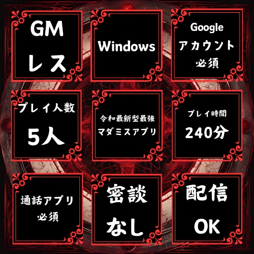 【マダミスアプリ】魔法陣殺人グルグル