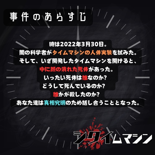 【マダミスアプリ】シタイムマシン