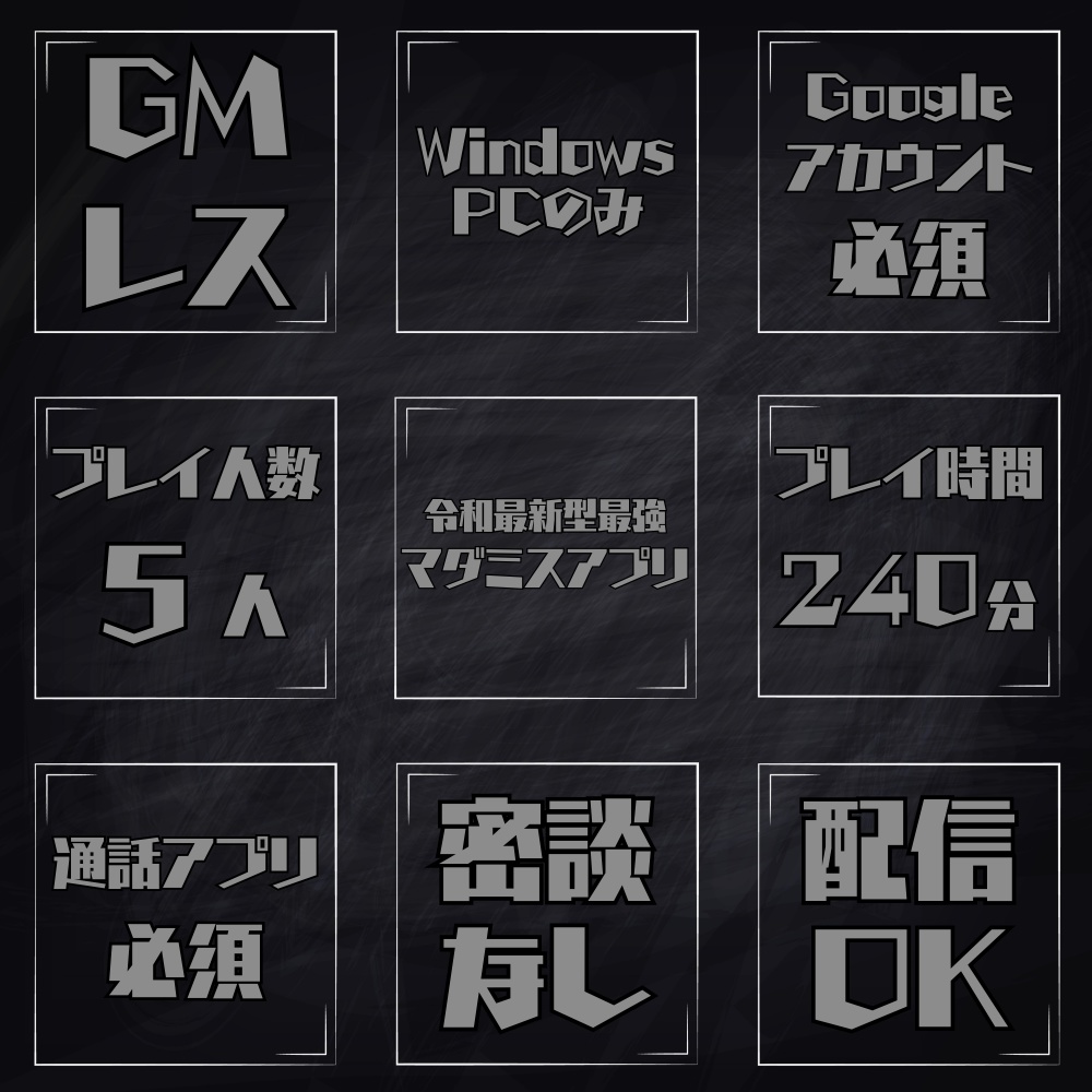 【マダミスアプリ】シタイムマシン