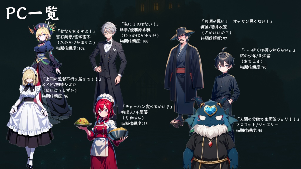 【マダミスアプリ】宝石島の殺人