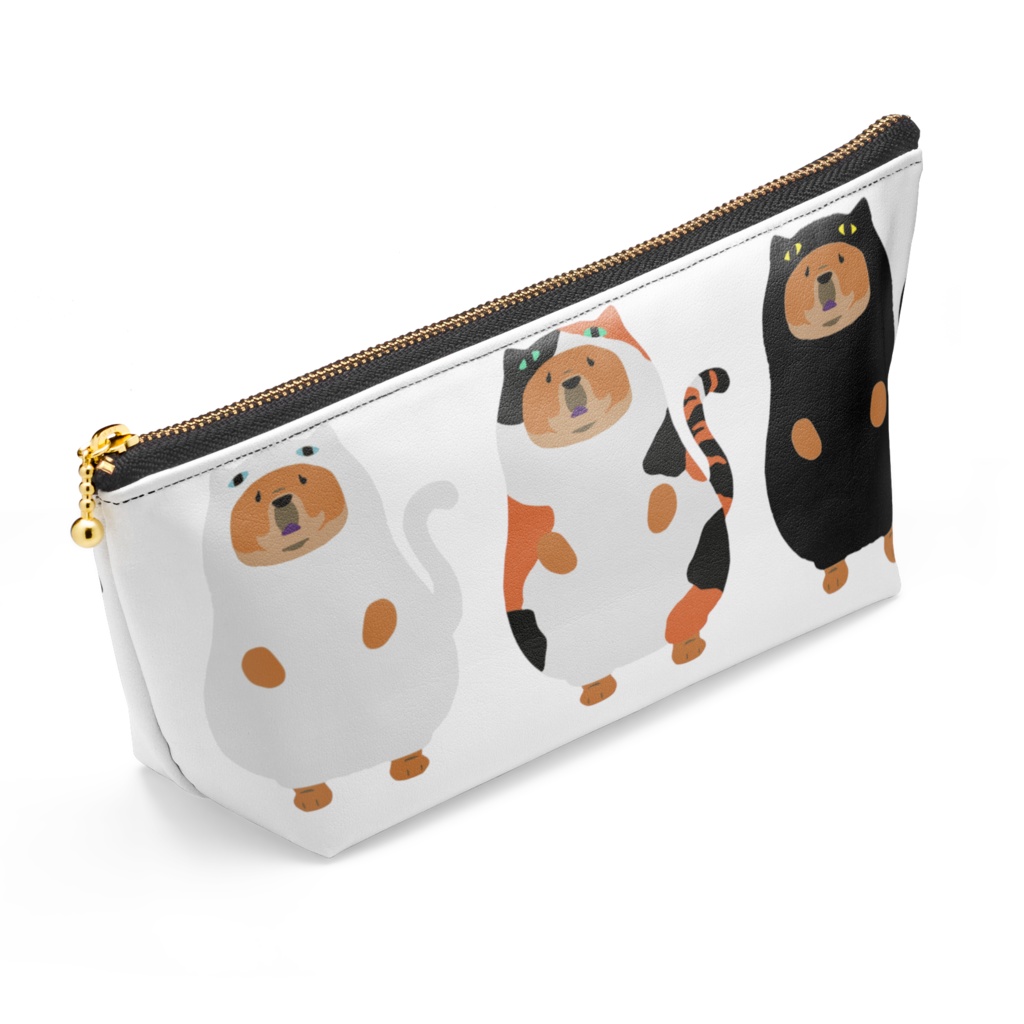 猫の威を借るチャウチャウさんトリオ