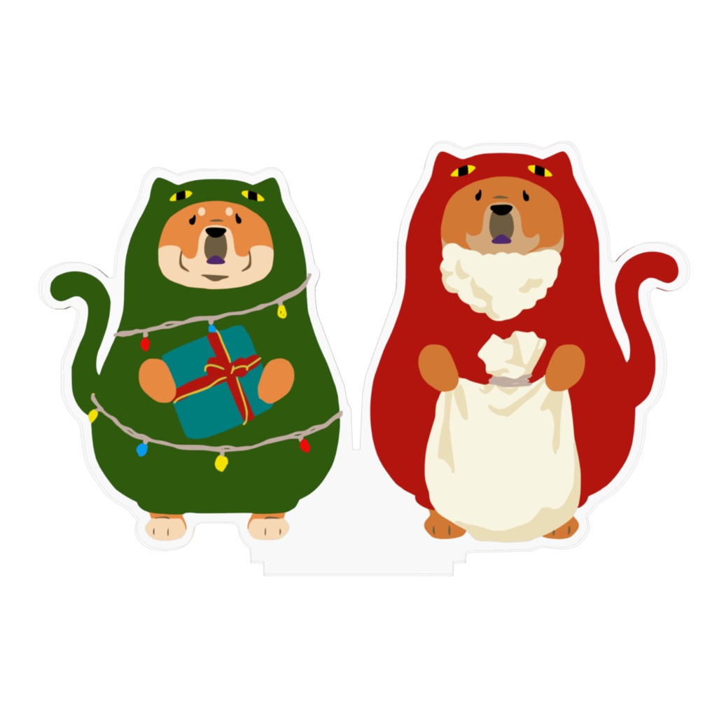 猫の威を借るチャウチャウさんのメリークリスマス🎄