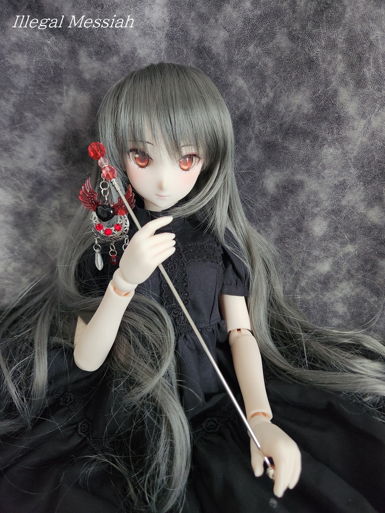 魔法杖（スティック）ーウイングハート赤ー