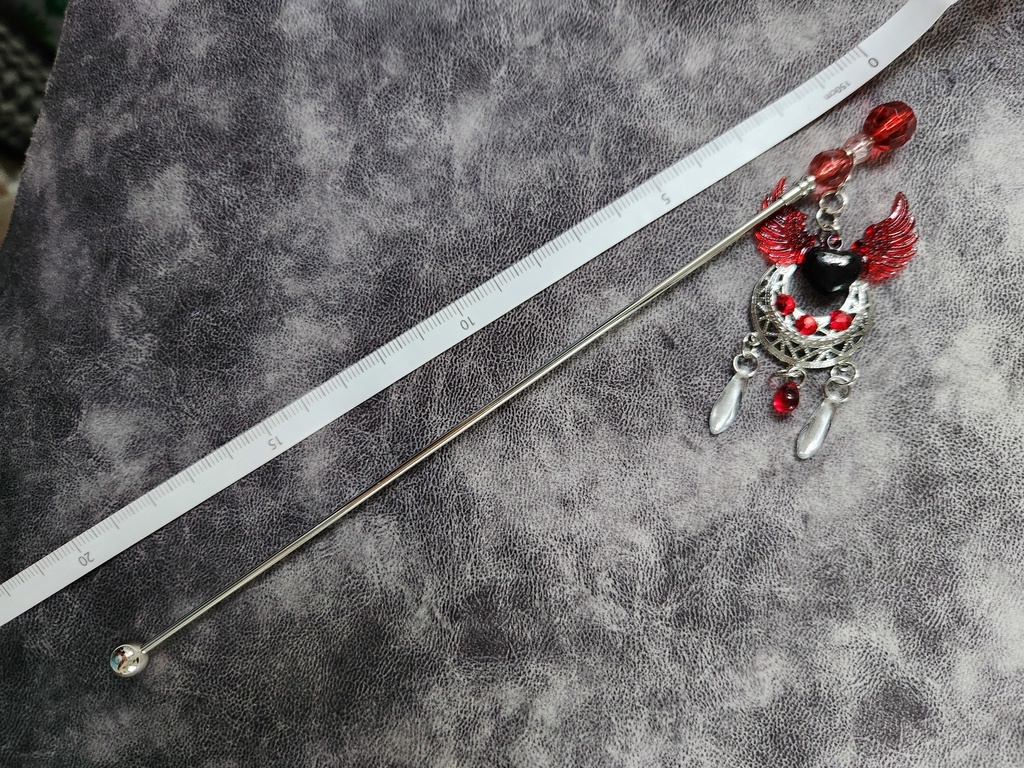 魔法杖（スティック）ーウイングハート赤ー